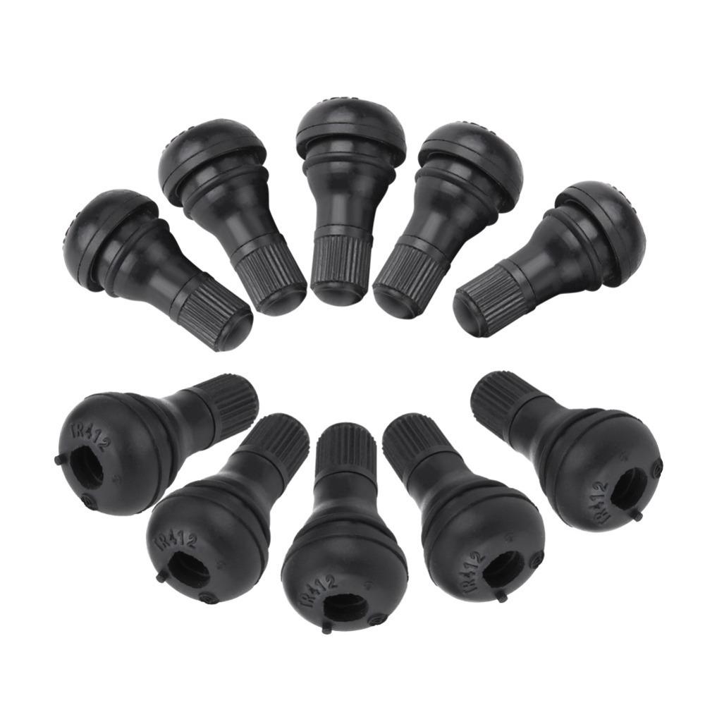10PCS TR412 Tire Valve Stem Easy Install Tubeless Valve Stem  Tire Maintenance And Valve Replacement