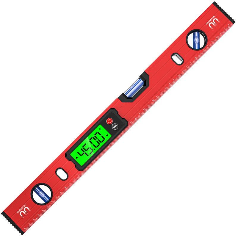 1 Pezzo Righello Livella Digitale ad Alta Precisione Righello Livella Elettronico con Magnete Righello Multifunzione per Pendenze Livello