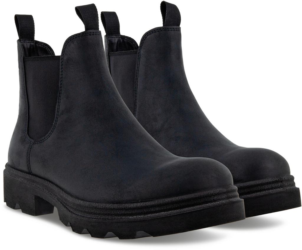 Ботинки Ecco Grainer Leather Cow Oil Nubuck black