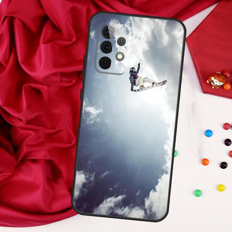 Cool Sports Snowboarding For Samsung Galaxy A15 A55 A53 A33 A35 A22 A32 A52 A54 A34 A14 A56 A36 A26 A16 A05 A06 Case