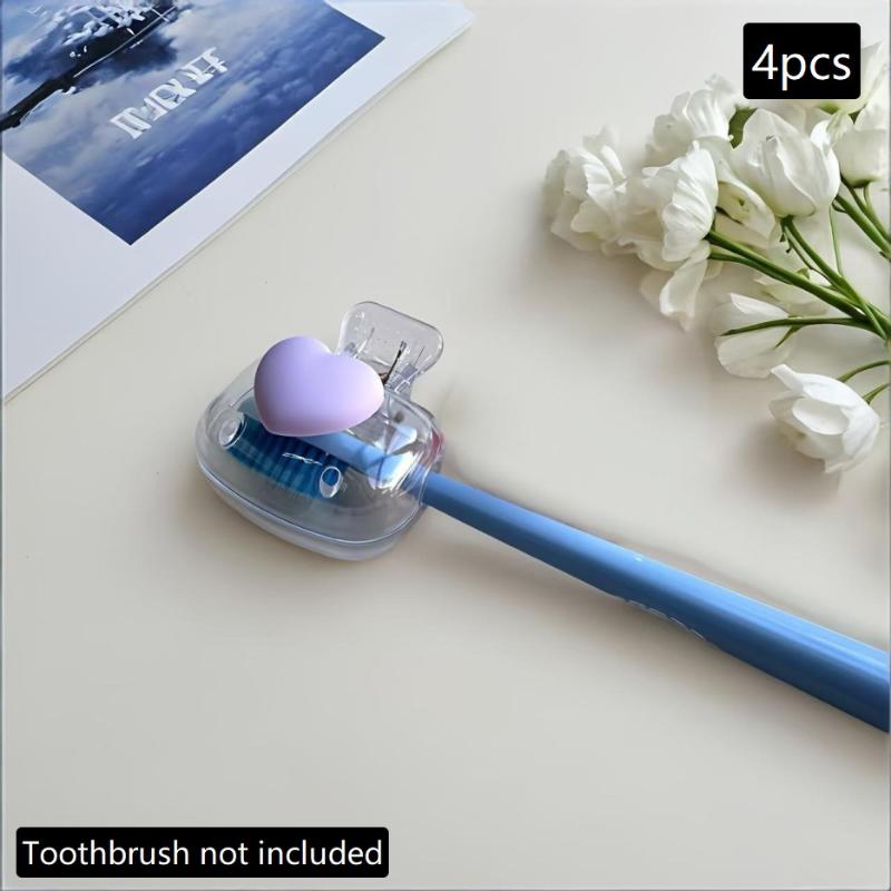 

Travel Toothbrush Dust Protective Cap-Storage Box Portable Toothbrush Head Household Toothbrush Storage Clip-Portable