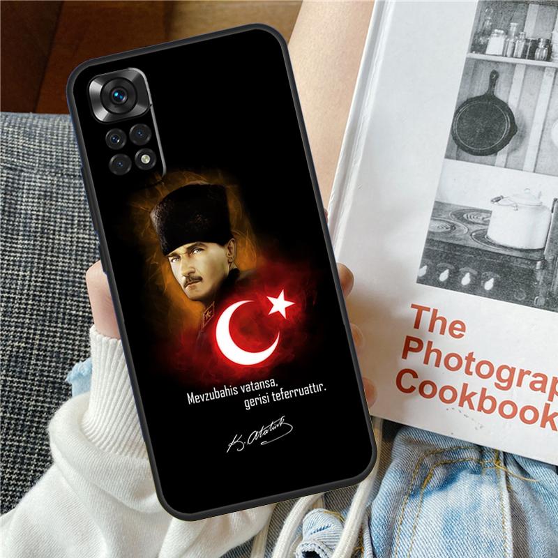 Turkey Turkish Flag Phone Case For Redmi Note 10 9 8 11 12 Pro 9S 10S 11S 12S Cover For Redmi 12 12C 9C 10C 13C