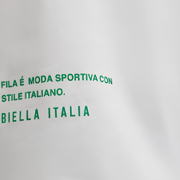 FILA Fashion Simple Casual Letter Brand Logo Round Neck Short Sleeve T-Shirt Men Tops Cloud-White F11M419102F-WT