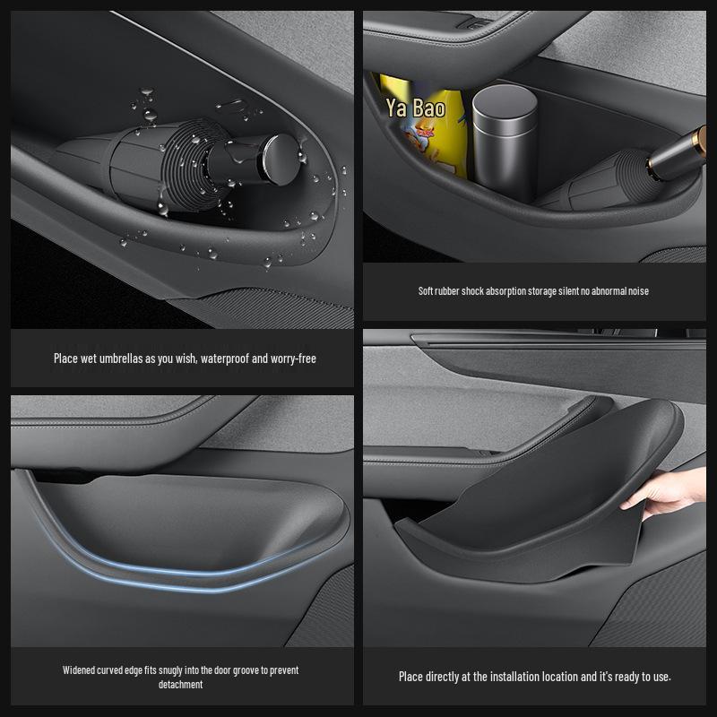 Tesla Model Y Door Slot Storage Box - 25-Piece Set