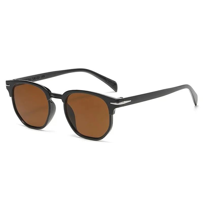 Lunettes de protection Mode Lunettes de soleil à monture large Femmes Hommes Personnalité Design de branches à chaîne Lunettes de soleil Lunettes rétro UV400