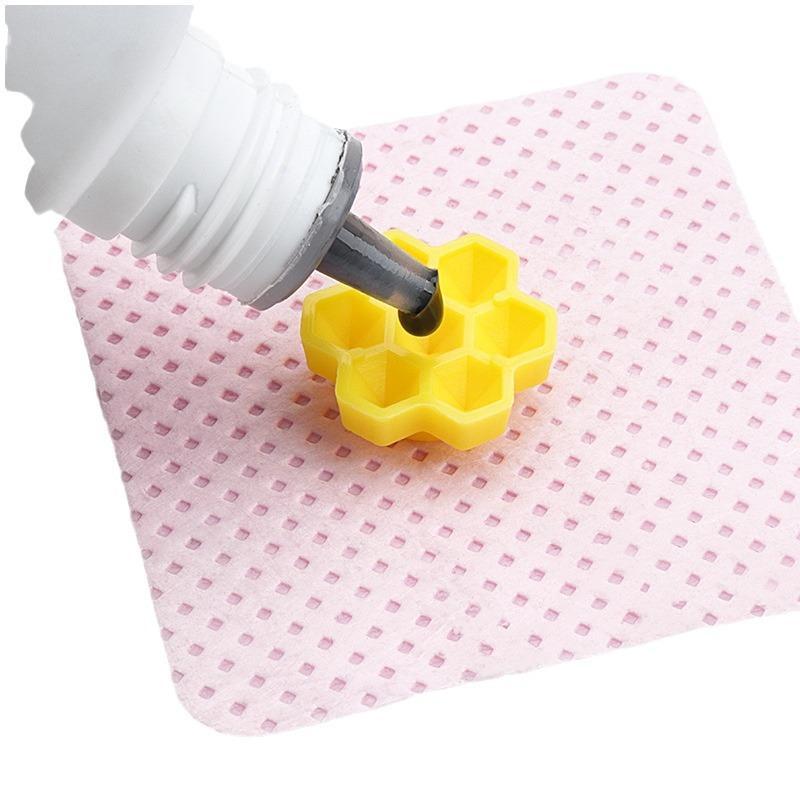 100Pcs/SET Eyelash Extension Glue Cup All-in-one Glue Drip Cup Eyelash Extension Ring Cup Eyelash Extension Tool