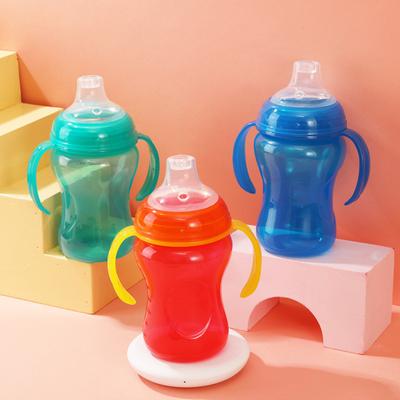 300 ml Damlatmaz Bardak Ölçekli Büyük Kapasiteli Taşınabilir Bebek Öğrenci Su Bardağı Yürümeye Başlayan Çocuk için