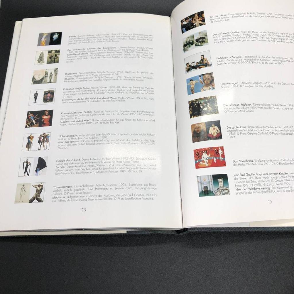 [USED] Jean Paul Gaultier GAULTIER Photobook The Magician of Fashion German