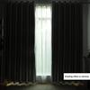 Blackout Curtains with Coated Lining Thickened Light Waterproof Blocking Thermal Insulated Window Curtain Panels for Bedroom