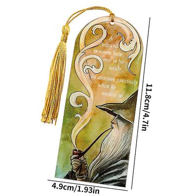 Fantasy Novel Movie Acrylic Tassel Bookmark Fans Reading Gift Cartoon Anime Bookmark School Stationery Birthday Christmas Gifts