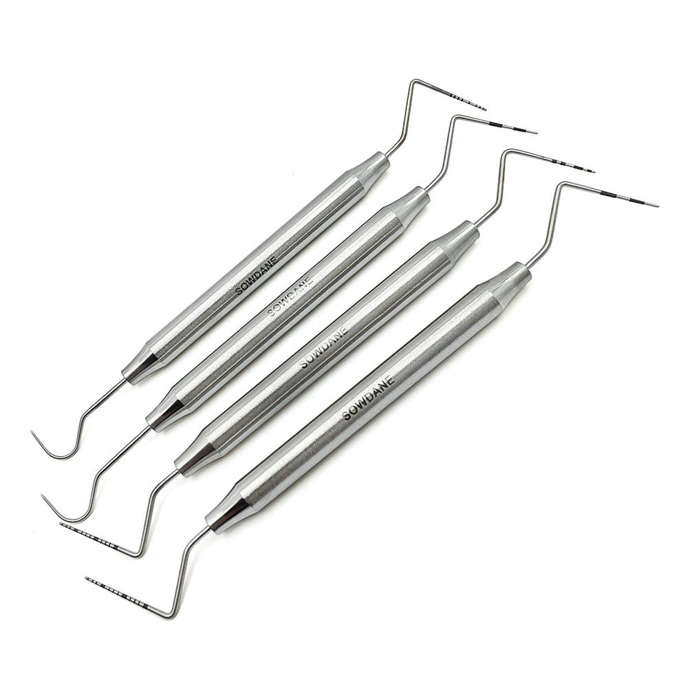 Hollow Handle High Quality Dental Explorer Instrument Tool Dental Periodontal Probe with Scaler Dentist Endodontic Tool Stainless Steel