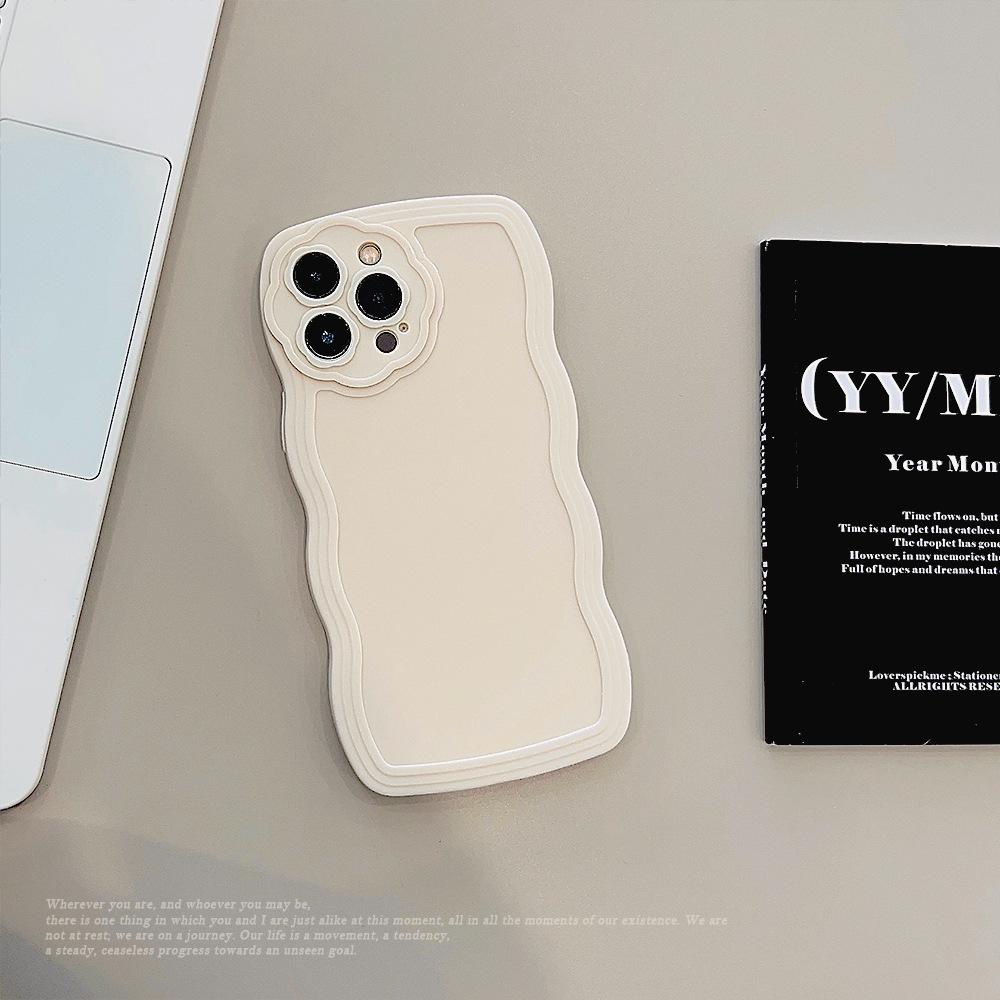Lace Wave Camera Suitable for IPhone13promax IPhone Case 1511 Silicone 12 Sets 14
