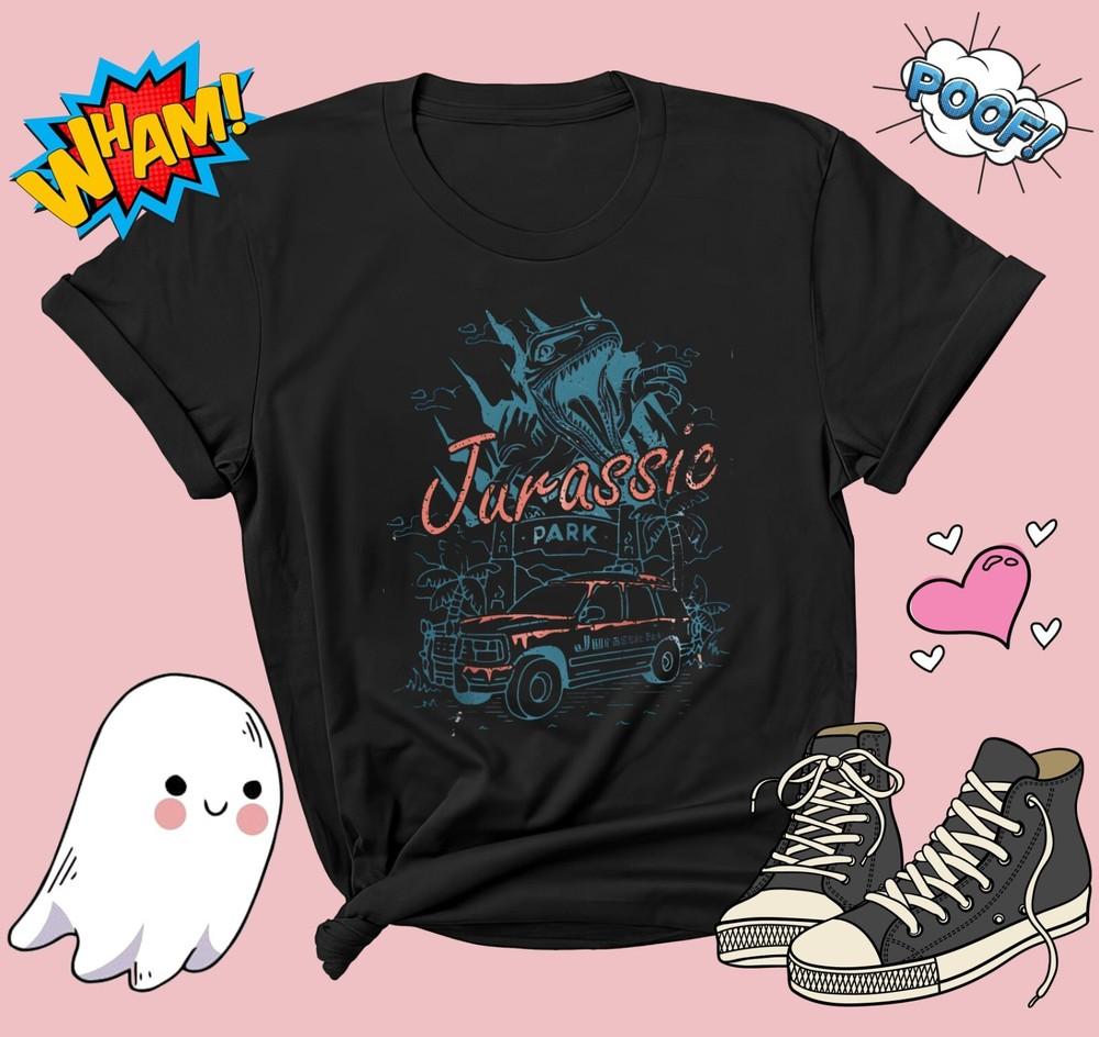 

Винтажная футболка Парк Юрского периода Футболка Мужская Женская Унисекс Футболка G788 3XL