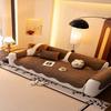 Cream Wind Thickened Flannel Sofa Cushion New Autumn And Winter Plush Fixed Non-Slip Sofa Cover Cloth