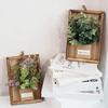 Wall Framed Artificial Plant Faux Greenery Plant in Frame Wall Decor Hanging