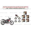 Air Filter & Oil Filter Pack of 10 Pcs For "Royal Enfield Scram 411"