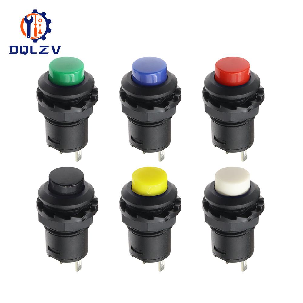 Selbsthaltende / Momentane Druckschalter DS228 DS428 12mm AUS - EIN Druckschalter 3A /125VAC 1.5A/250VAC DS-228 DS-428