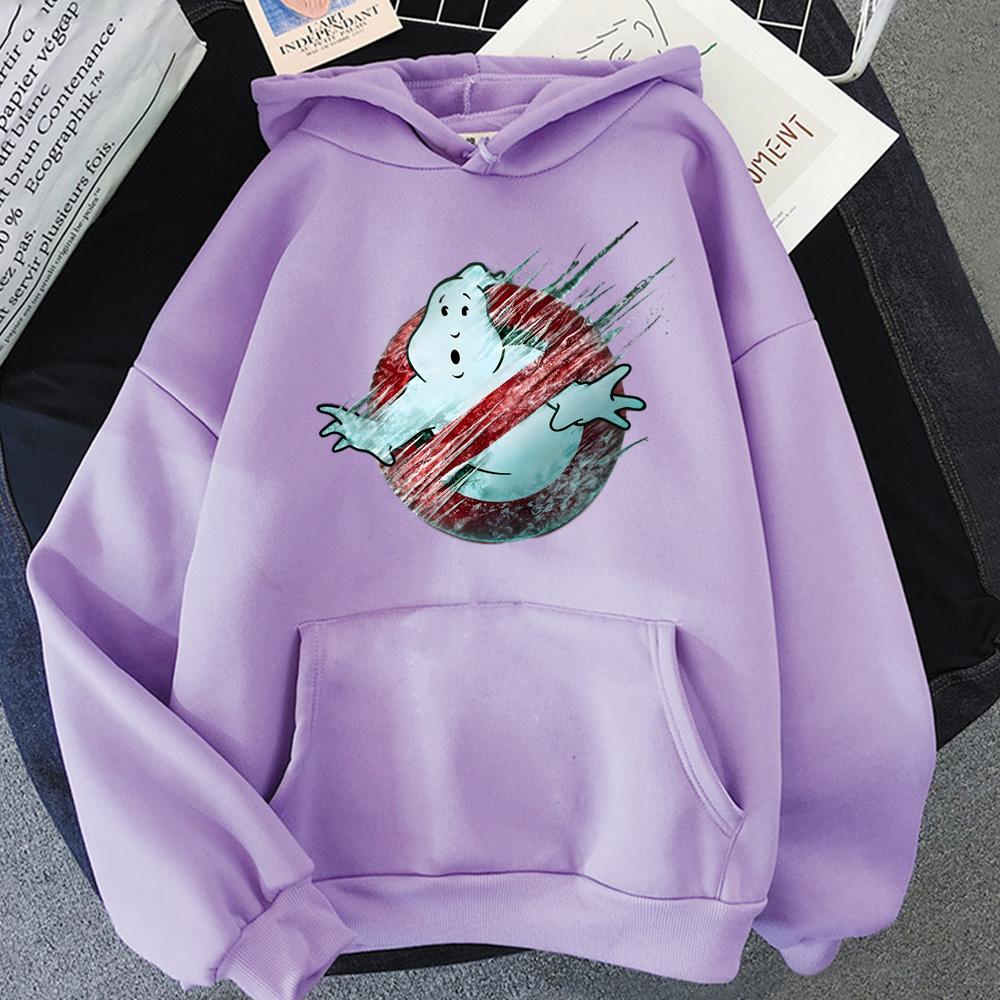 Ghostbusters Frozen Empire Print Hoodies 2026 Anime Print Autumn/Winter Sweatshirt with Hooded Cartoon Fleece Soft Hooded Hoody
