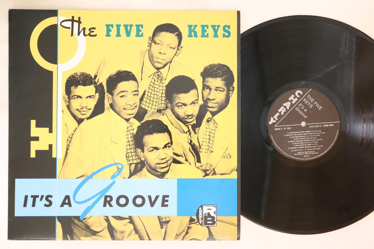 

LP Record FIVE KEYS - It s A Groove CRB1040 CHARLY 1982 UK Blues Used