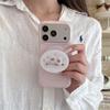 Pink Polka Dot Stroller Little Bear Magnetic Phone Case for iPhone 17, 16 Pro Max, 15, 14 - Girly Design