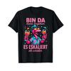 Flamingo Bin Da Kann Losgehenes Escaliert Eh Wieder Party T Shirt Vintage Washed Fashion Streetwear Designer Clothes Casual