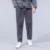 Men's Retro Chinese Style Denim Jacket: Frog Button Patchwork, Stand Collar, Loose Fit