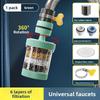 Kitchen Faucet Filter Extension, Rotatable, Detachable and Washable Six-layer Filter Head, Universal Water Splash-proof Filter Nozzle