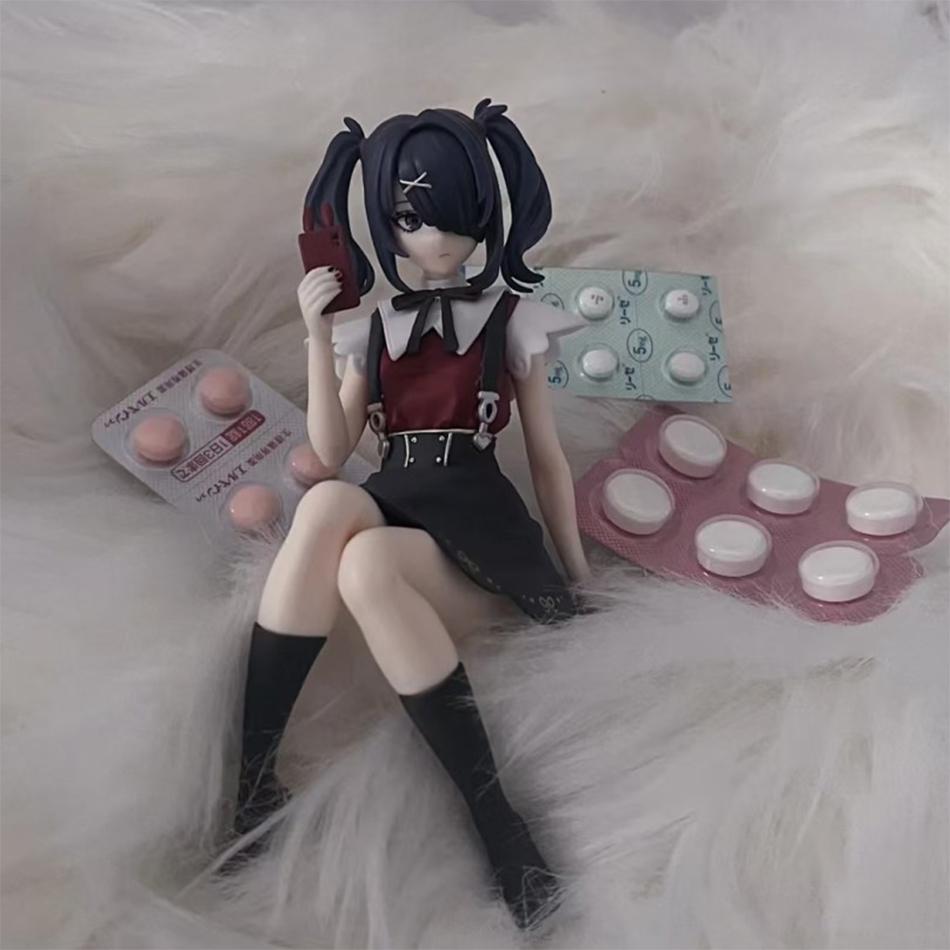 NEW Aixlan NEEDY GIRL OVERDOSE Figure Rain KAnge PVC Action Figure Amine Adult Anime Girl Statue Collectible Figurine Toys Gift