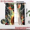 2pcs,Curtains Cute Christmas Deer Present (3) Modern Curtains&Window Treatment Semi-Sheer Curtains Decorations Outdoor Ldeal for
