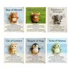 Pocket Friends of Hugs And Hope Mini Penguin Elephant Bear Highland Cow Ornament with Card Emotional Support Gift for Kids Women Men Loved Ones