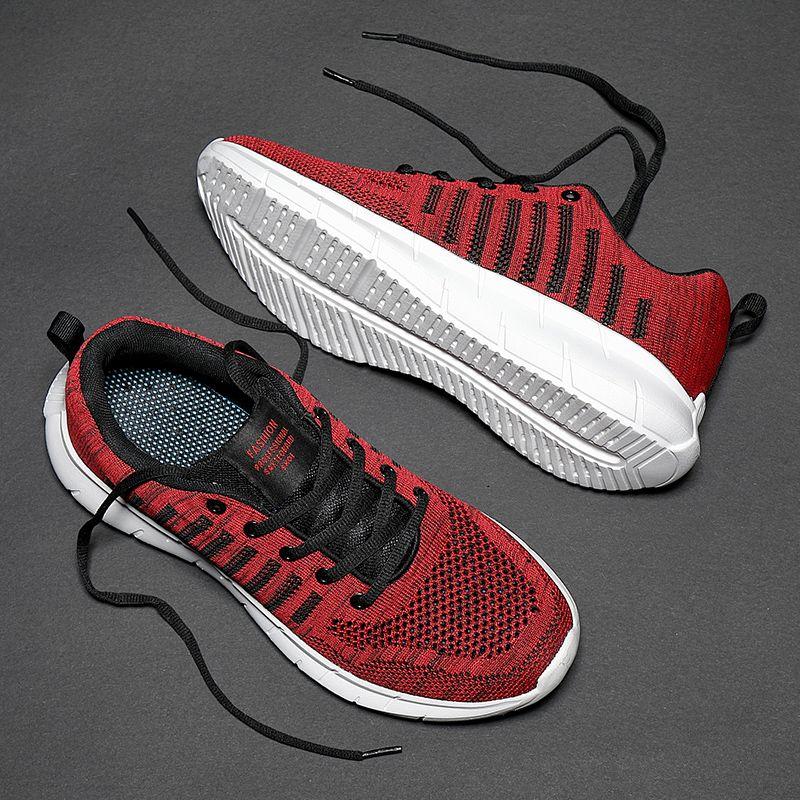 Man Casual Sneaker Mesh Black Shoes For Men Customs Promotion Hot Products Original Deals Outdoor Simple High Quality Korean Y2k