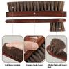 3pcs Horsehair Shoe Brush Kit for Leather Boots Suede Cleaning Polish and Shine with Microfiber Cloth Household Cleaning Tools