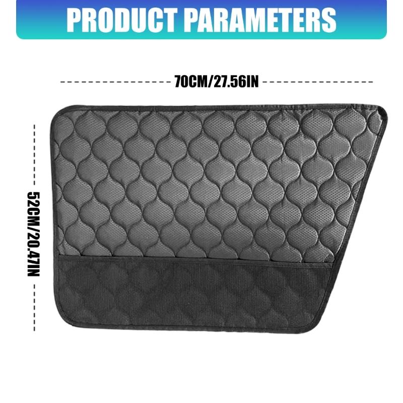 Pack of 2 Double Layer Pet Proof Car Door Covers For Dogs Tear Resistant And Easy To Clean Perfect For SUVs And Sedans
