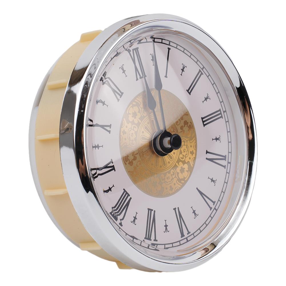 Wkład Kwarcowy Mechanizm Zegara Zamienny Średnica 80MM do Naprawy Zegara i DIY z Tarczami z Cyframi Rzymskimi i Arabskimi