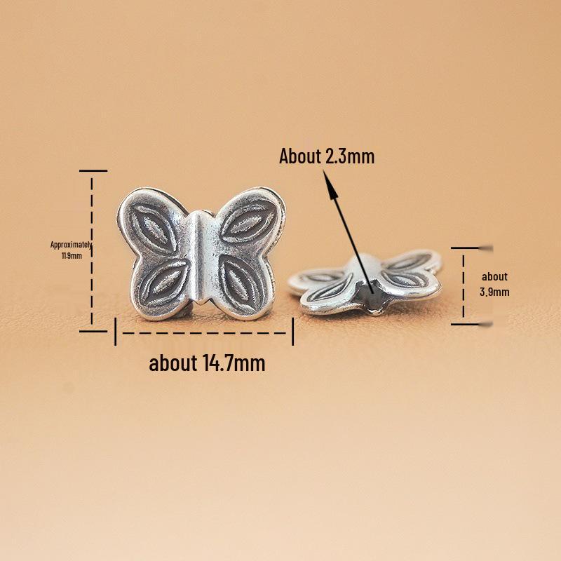 Handmade Thai Silver Butterfly Bracelet & Necklace Pendant