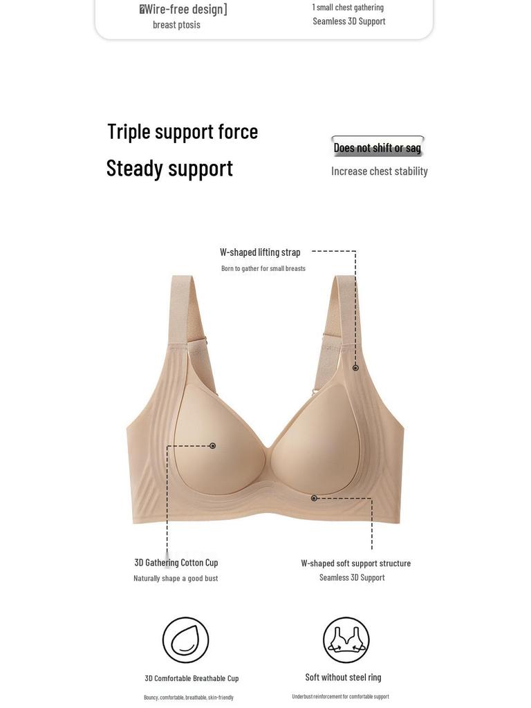 Women's Anti-Gravity Lift Bra: Wire-Free, Soft Support, Uplifting, Anti-Sagging Design