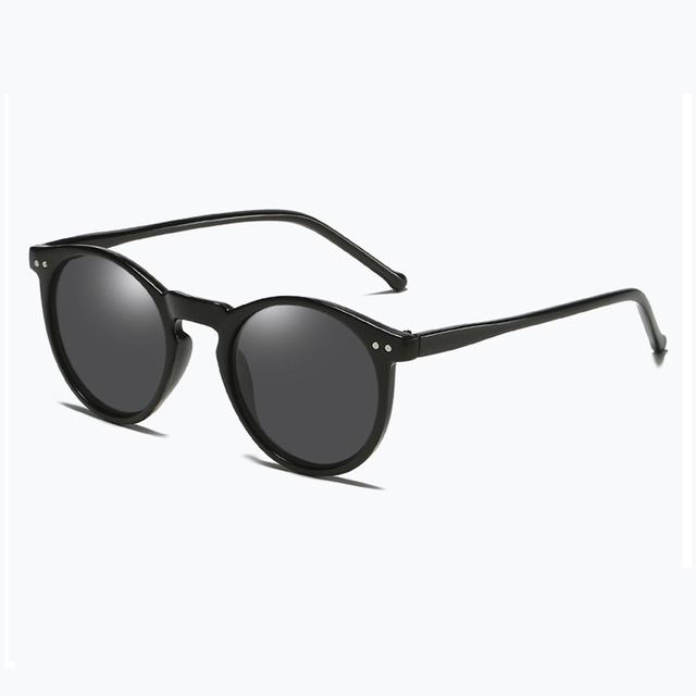 

Unisex Retro Round Polarized Sunglasses 2026 New Trend UV400 Protection Anti Glare Fashion Eyewear Oculos Gafas De Sol Lightweig As Picture