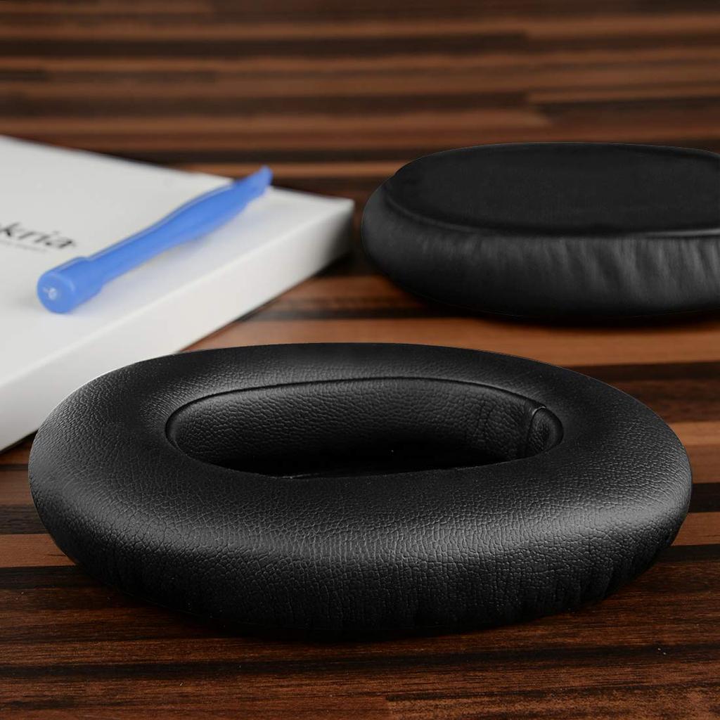 Geekria Ear Pads Compatible with Meze 99 Classics and Meze 99 Neo Headphones Ear - - Pads/Earcups (Protein Leather/Black)