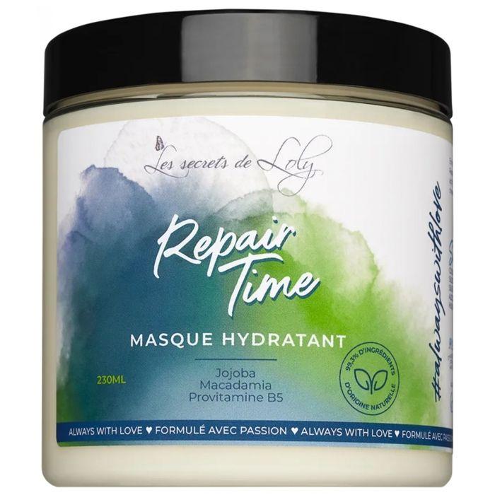 Masque capillaire - LES SECRETS DE LOLY - Repair Time - 250 ml - Cheveux bouclés - Nourrissant