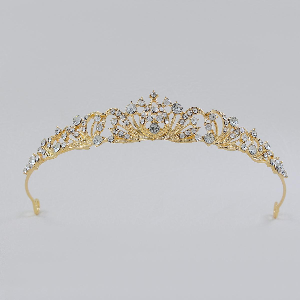 

Высококачественный европейский хрустальный королевский свадебный головной убор корона принцессы свадебные аксессуары для волос свадебное платье Высококачественные аксессуары Sense