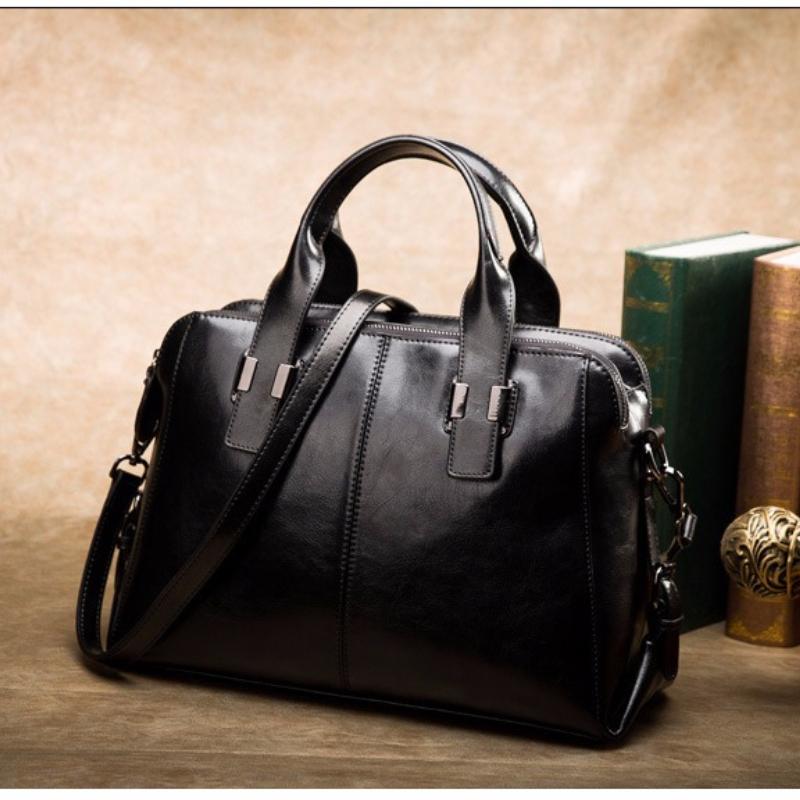 Real Cow Leather Ladies HandBags Women Genuine Leather Bags Totes Messenger Bags Hign Quality Designer Luxury Brand Bag