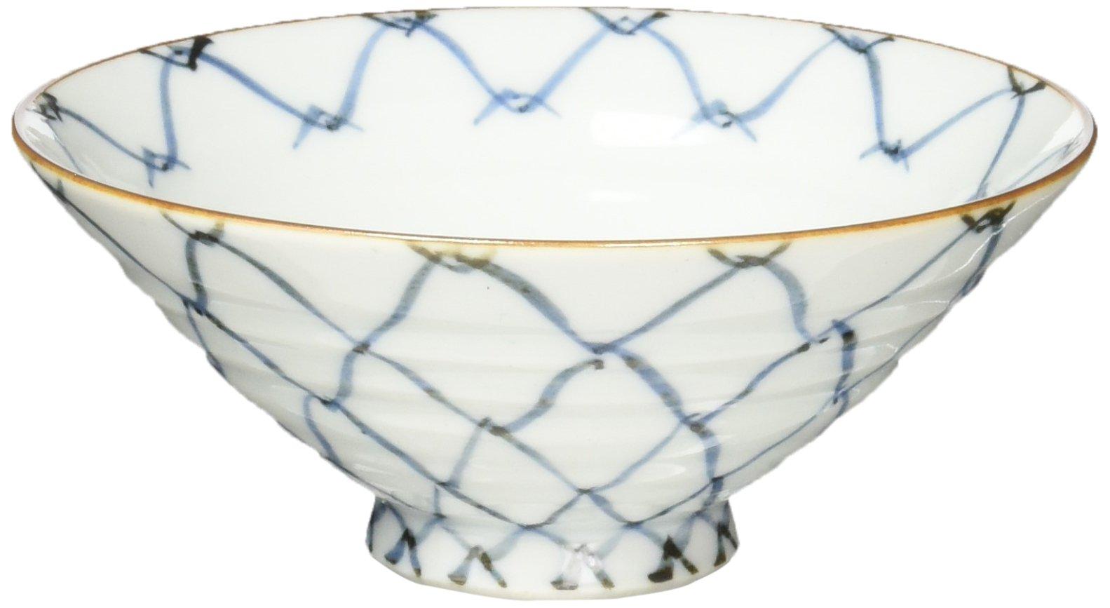 

Hamato Hasami Ware Kosho Kiln Net Design Mini Rice Bowl White 2-15 белый