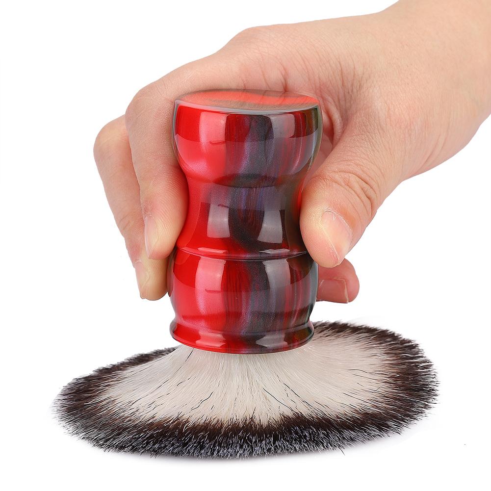 Professional Men Beard Shaving Brush Facial Hair Cleaning Brush for Barber Salon Home