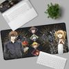 New Misa Amane Light Yagami Desk Mat Death Note Anime Mousepad Computer Gamers Lock Edge Mouse Pad Gaming E-sports Keyboard Pads
