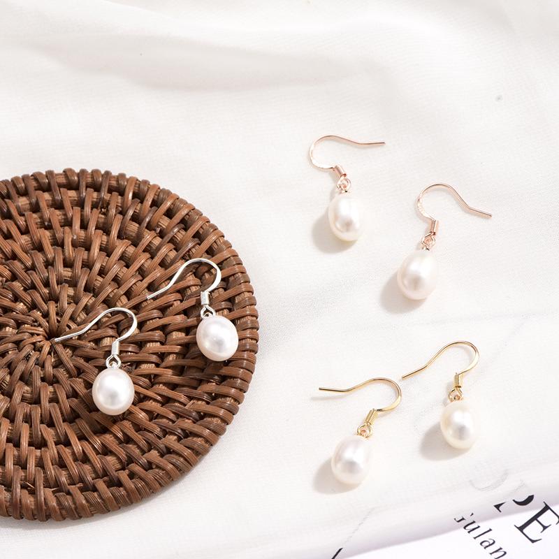 Natural Freshwater Teardrop Pearl Earrings Drop Dangle Earrings for Women Fashion Jewelry boucle d’oreille Earings Brincos