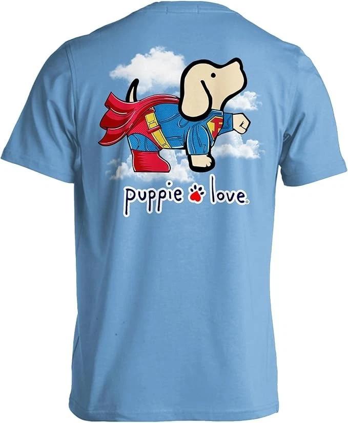 New PUPPIE LOVE Super Dog T-Shirt S