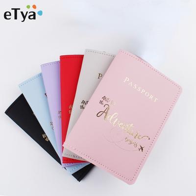 Neue Mode Brief Drucken Passport Abdeckung Frauen Männer Reise Hochzeit Passport Abdeckung Halter Reise Fall