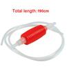 New!4Pcs 1.9Meter Red Syphon Tube Hand Fuel Pump Siphon Hose Gas Oil Water Fuel Transfer Siphon Pump