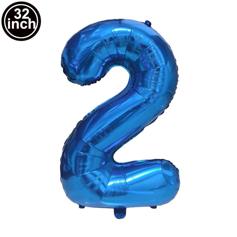 Multi Color Large Numbers 1 Balloon 32Inch 1 2 3 4 5 6 7 8 9 Birthday Ball Red Digit Bachelorette Balloons Figure Golob Balloons
