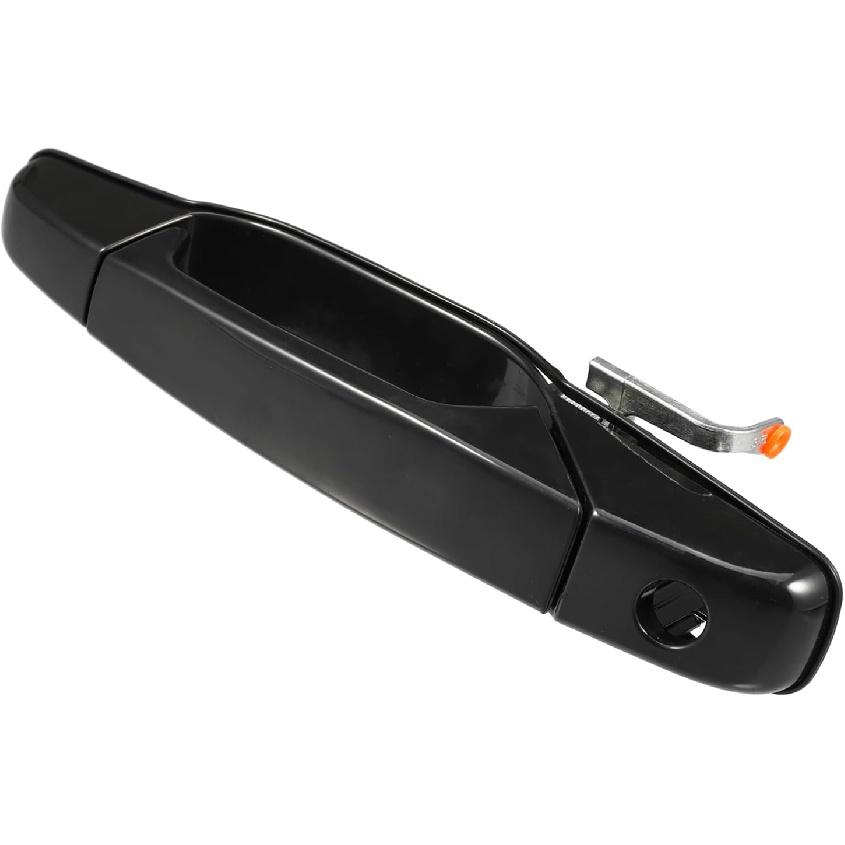 Front Left Driver Side Exterior Outside Door Handle Latch Fit for Chevrolet Silverado 1500 2007-2013 No.20828237/84053438 - Pack of 1 Black Replace